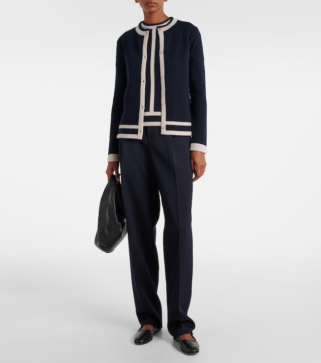 S Max Mara Usuale wool and cashmere top