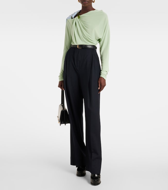 Victoria Beckham High-rise wide-leg pants