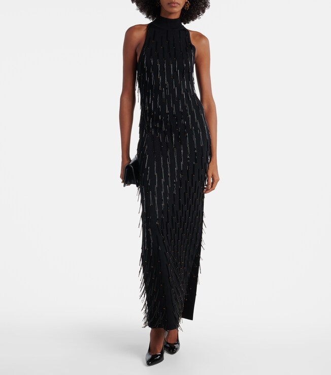 Galvan Embellished maxi dress