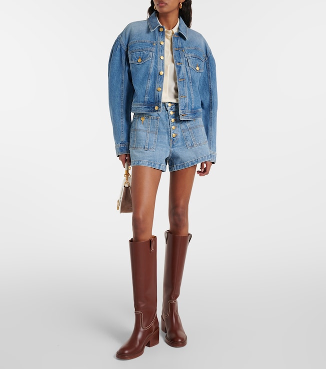 Ulla Johnson High-rise denim shorts