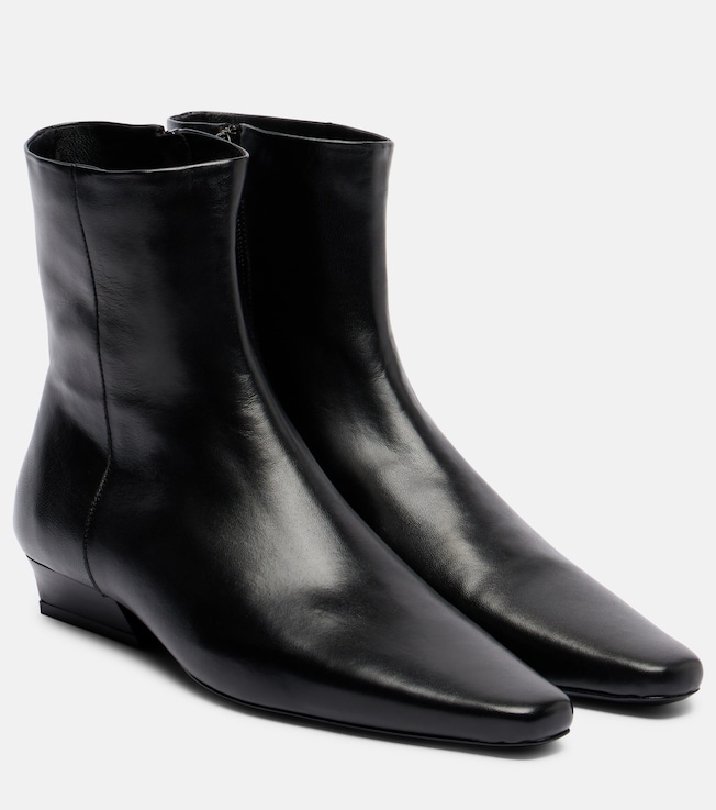 Saint Laurent - Rainer leather ankle boots | Plush