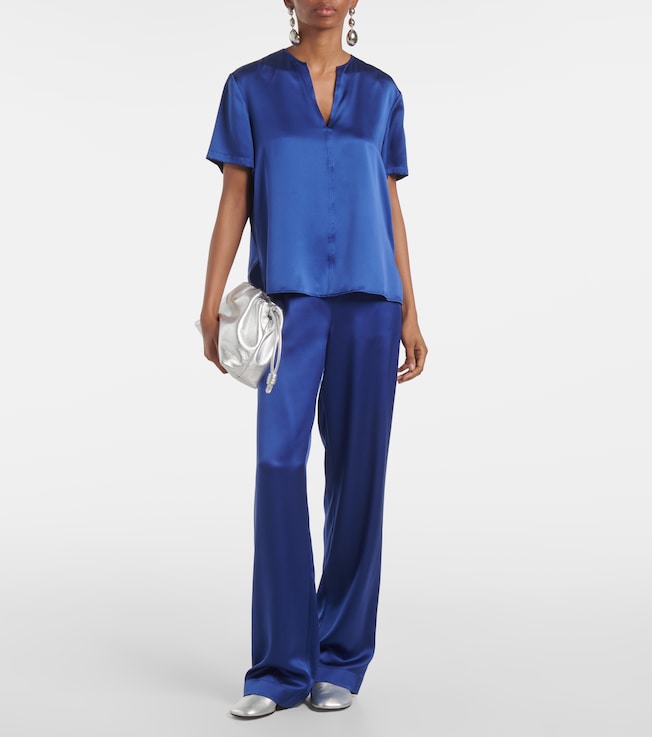 JOSEPH Gala silk top