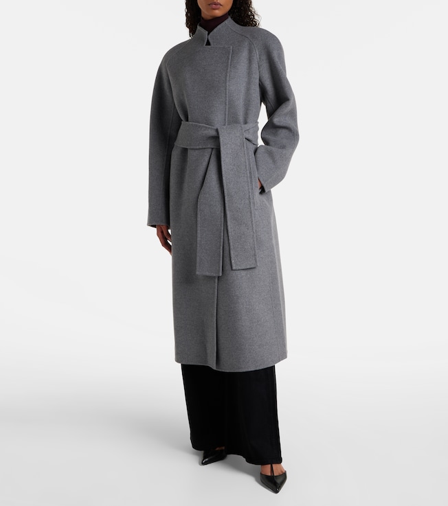 KHAITE Deena wool wrap coat