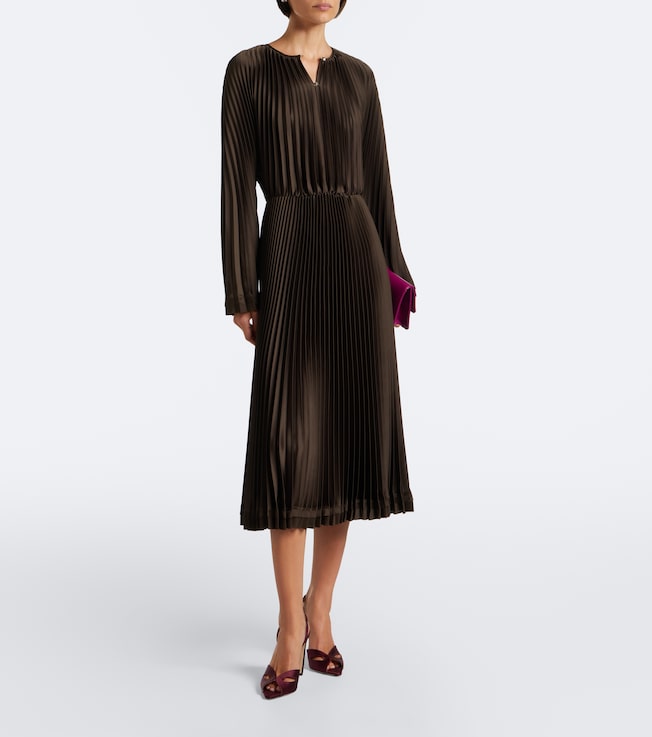 Vince Pleated midi dress