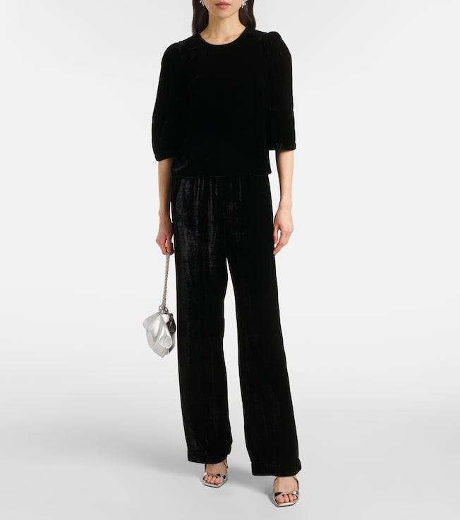 Velvet Sorine velvet straight pants