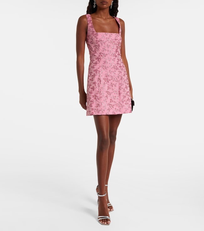 Markarian Floral sequined minidress