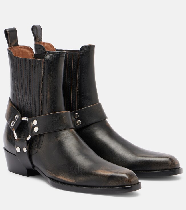 Paris Texas Helena leather biker boots