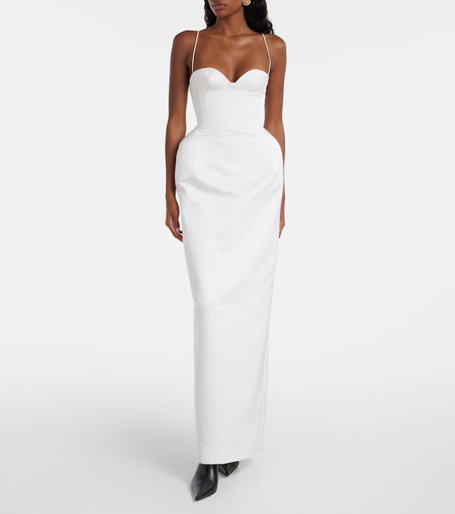 Magda Butrym Bridal satin gown