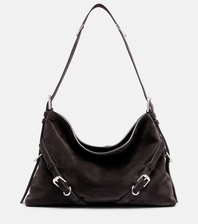 Givenchy Givenchy Voyou Medium suede shoulder bag