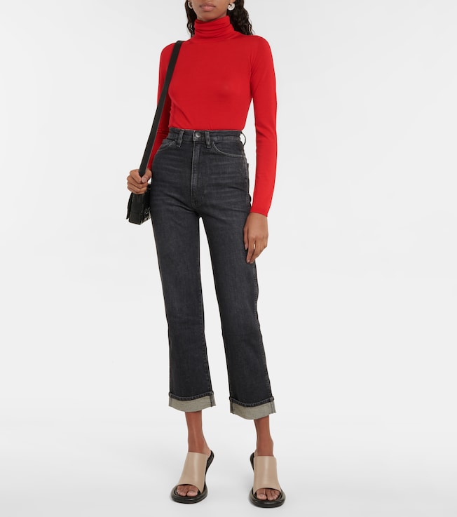 3x1 N.Y.C. Claudia Extreme high-rise straight jeans