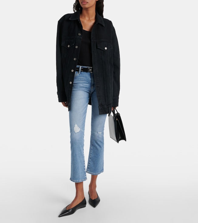 AG Jeans Jodi mid-rise cropped flared jeans