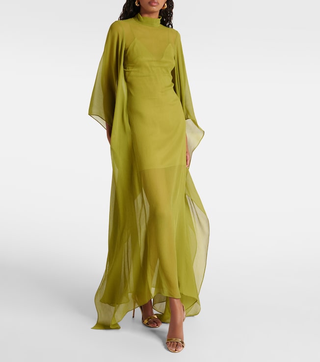 Taller Marmo Lanzarote silk chiffon kaftan