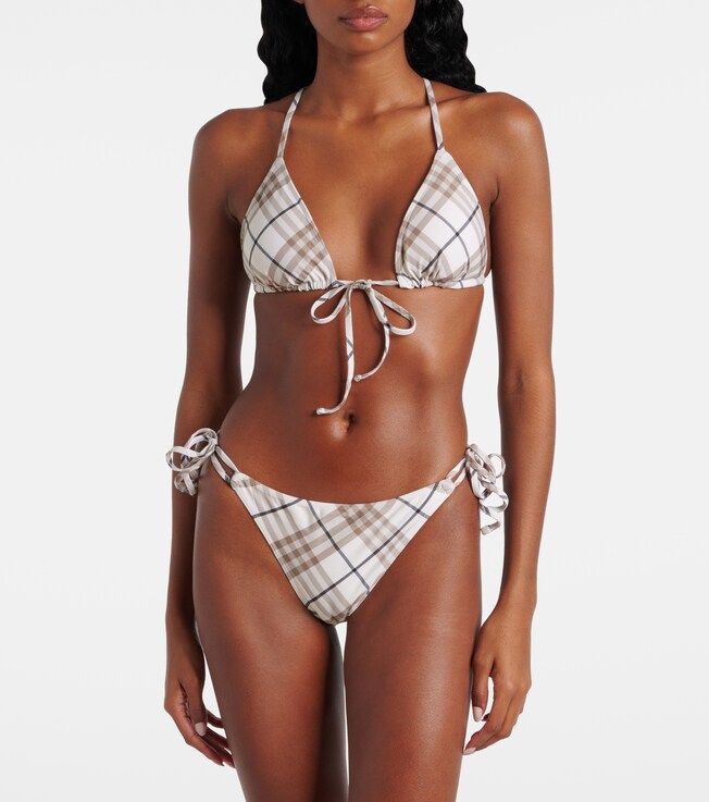 Burberry Burberry Check bikini bottoms