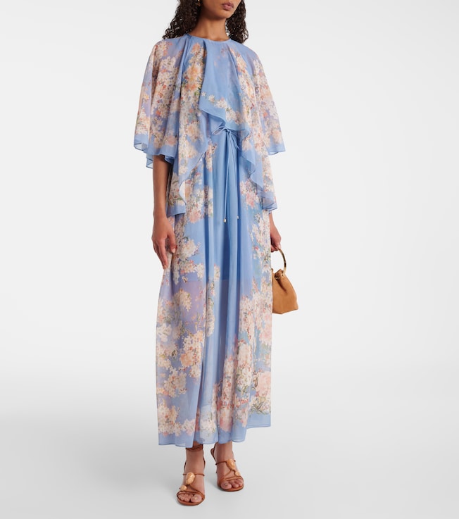 Zimmermann Cascadian cotton and silk georgette maxi dress