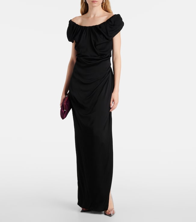 Vivienne Westwood Ginnie draped jersey maxi dress