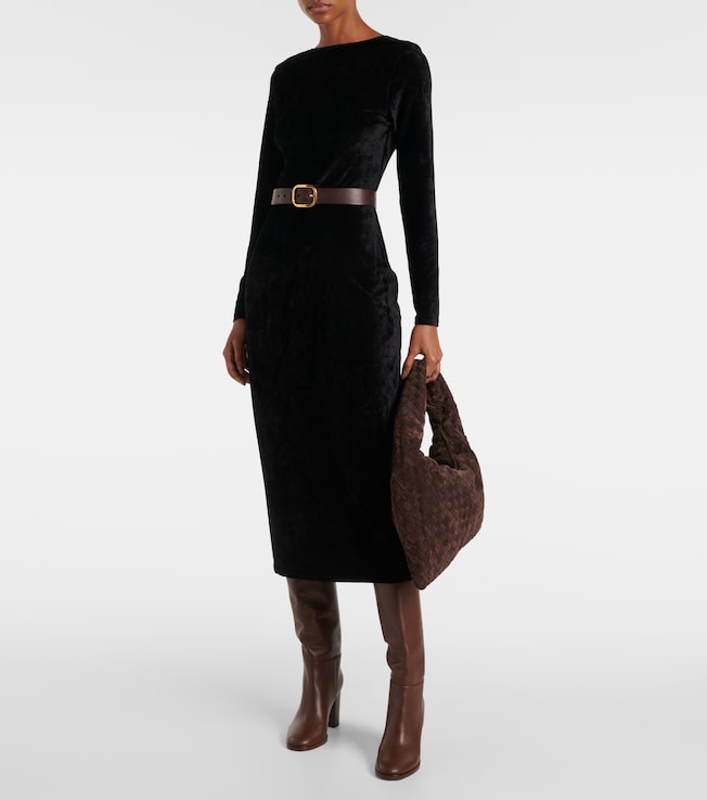 Polo Ralph Lauren Velvet midi dress