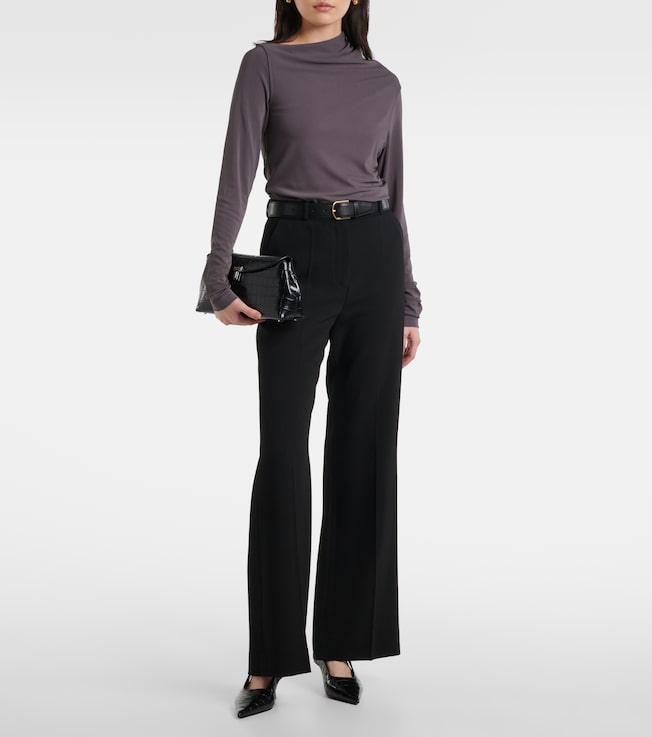 TOTEME Draped jersey top
