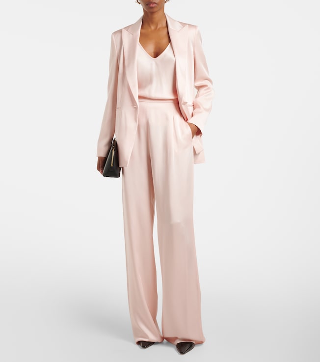Max Mara Ieti satin wide-leg pants 