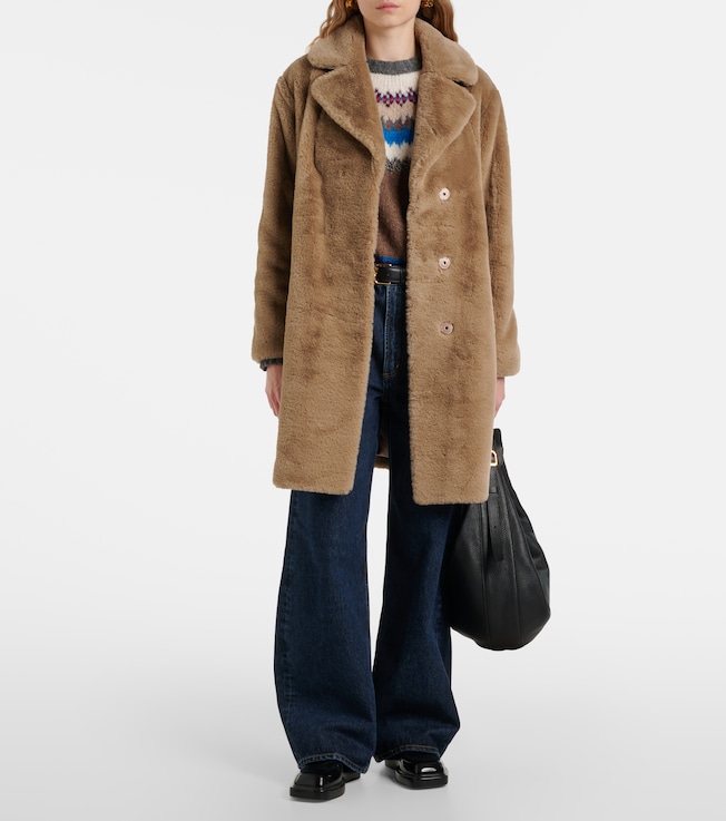 Velvet Evalyn faux fur coat