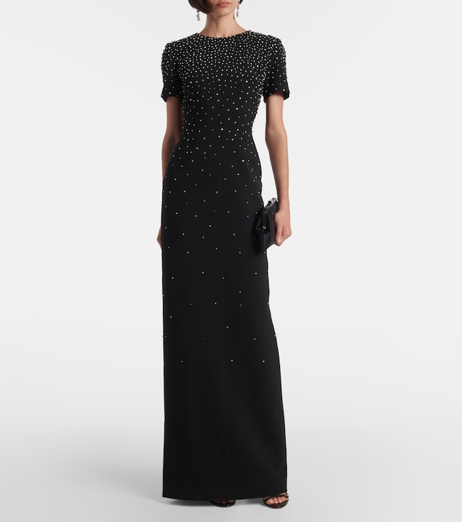 Carolina Herrera Crystal-embellished gown