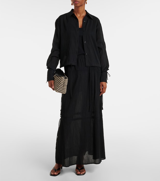 TOTEME Cotton maxi skirt