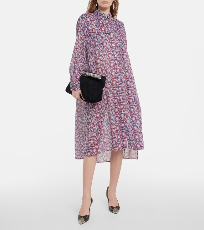 Marant Étoile Eliane floral-print cotton midi dress