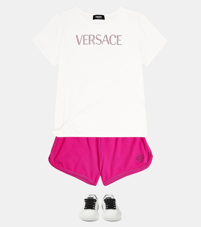 T-Shirt aus Jersey | Versace Kids