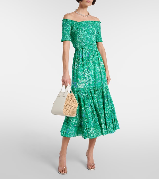 Poupette St Barth Soledad floral midi dress