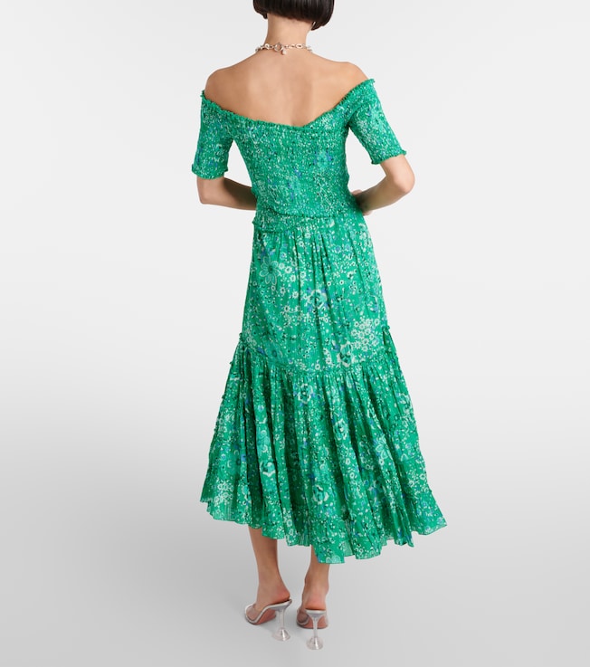 Poupette St Barth Soledad floral midi dress