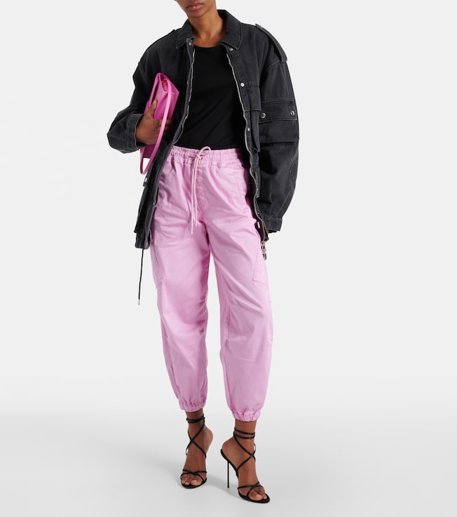 AG Jeans High-rise cotton cargo pants