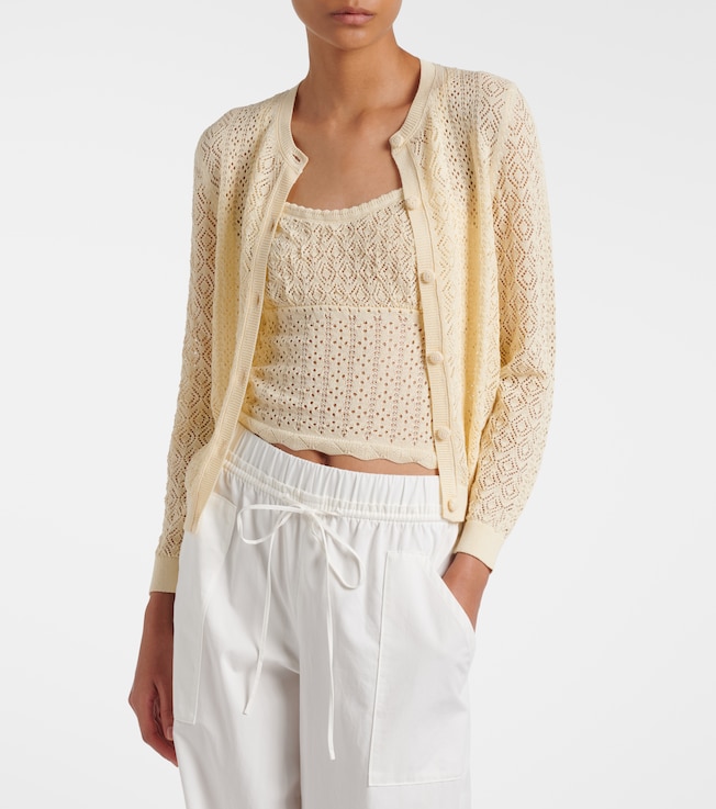 Dôen Diane pointelle cardigan