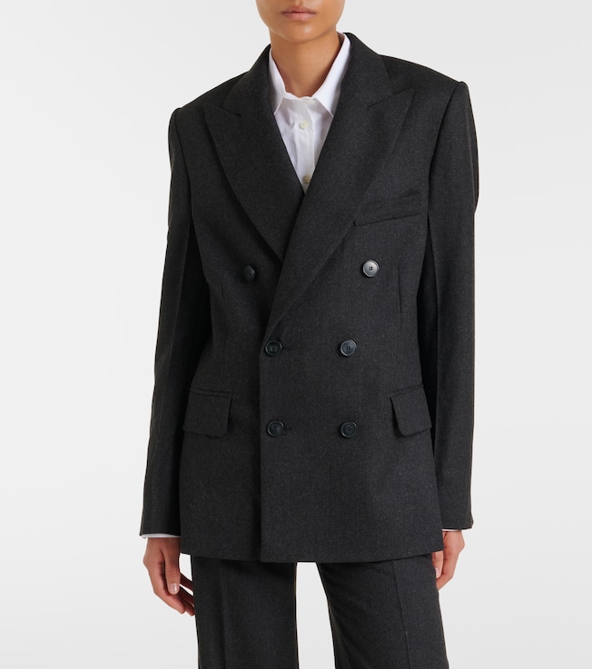Victoria Beckham Victoria Beckham Double-breasted virgin wool blazer
