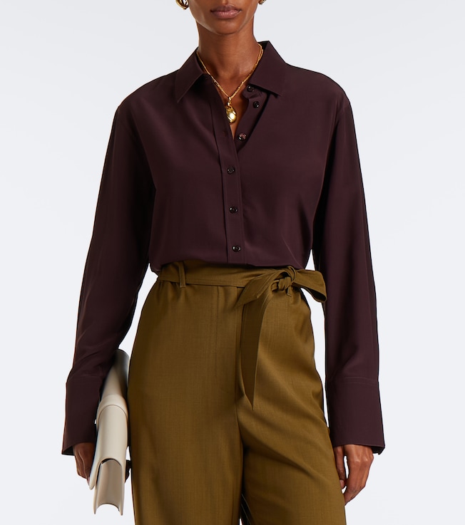 JOSEPH Joe silk crêpe de chine shirt