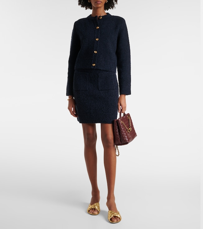 Bottega Veneta Bouclé midi skirt