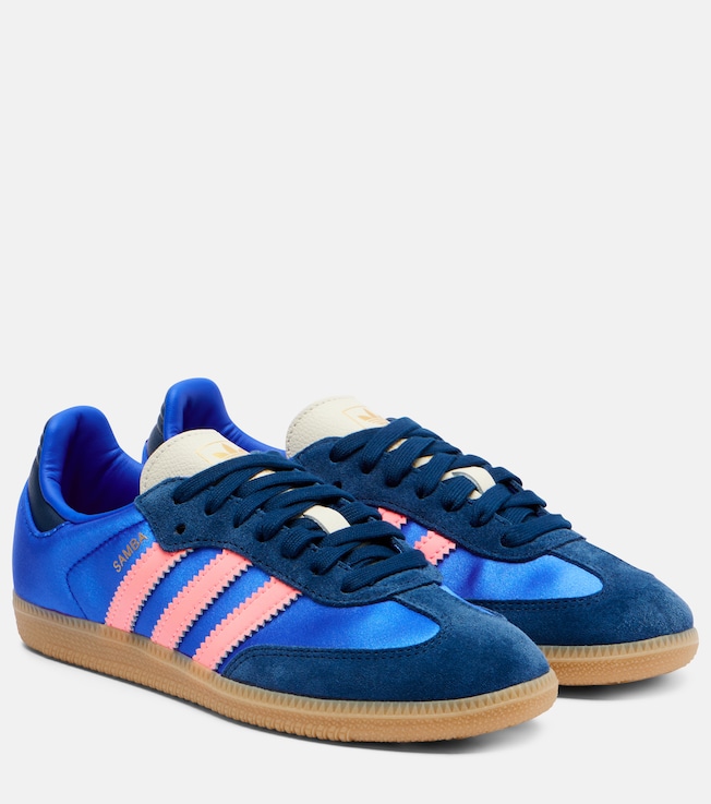 adidas Samba OG suede-trimmed sneakers
