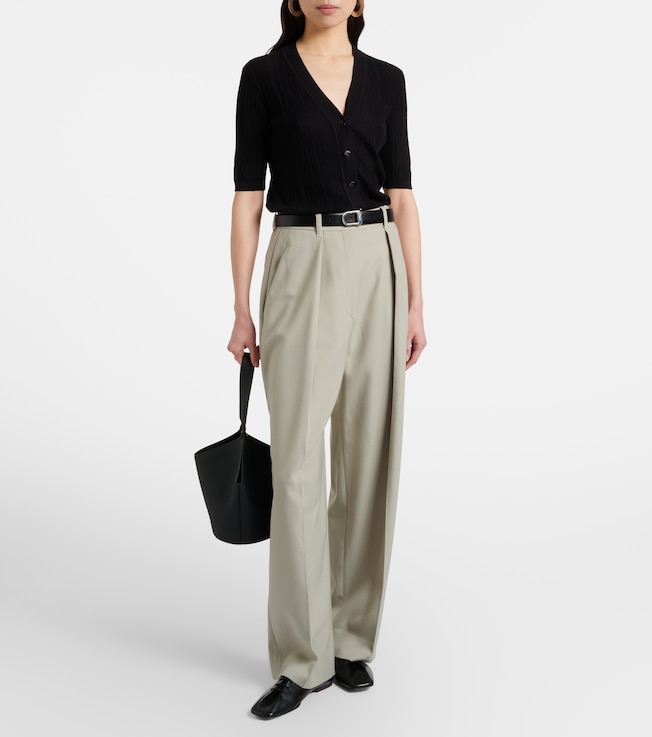 JOSEPH Sens silk and cotton cardigan