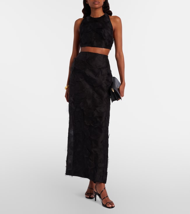 Max Mara Adepto silk maxi skirt