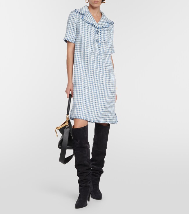 Etro Houndstooth minidress