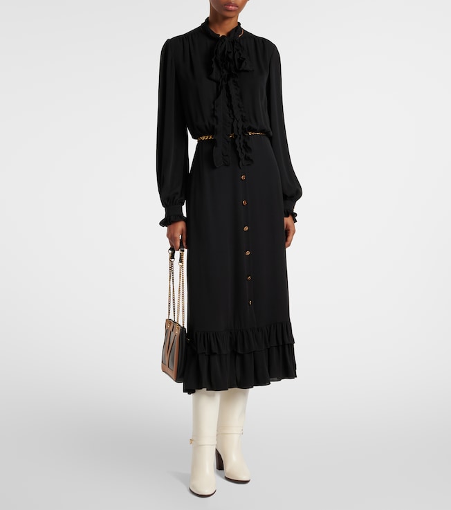 Valentino Silk georgette midi dress