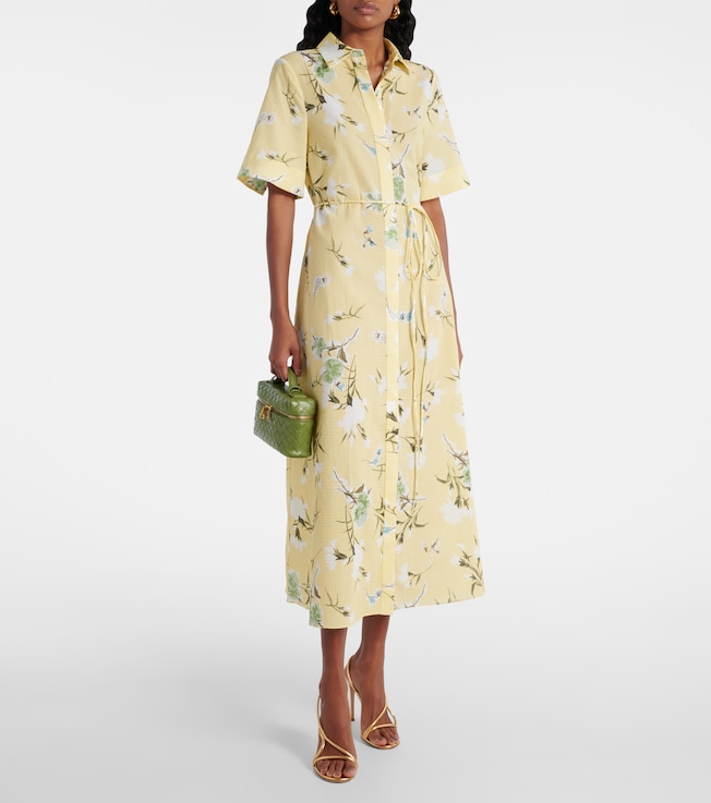 Erdem Floral cotton shirt dress