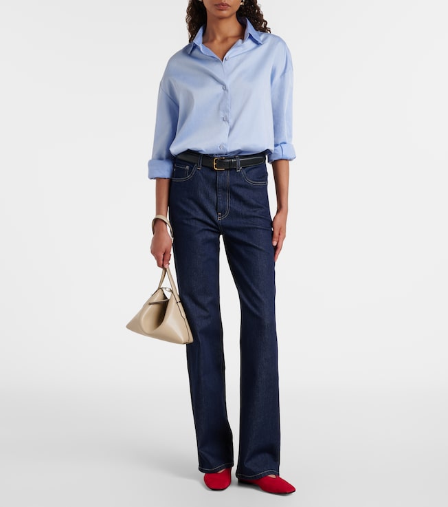 AG Jeans Kora high-rise wide-leg jeans