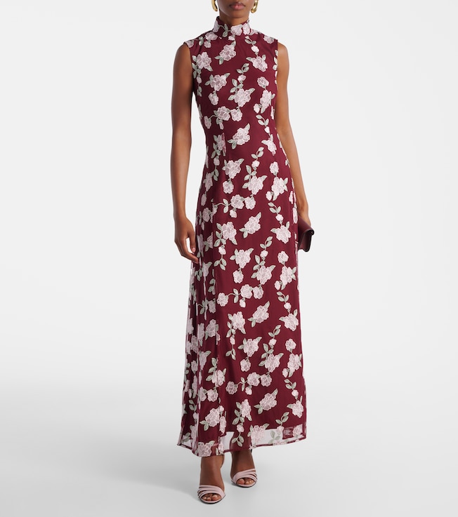 Rotate Floral maxi dress
