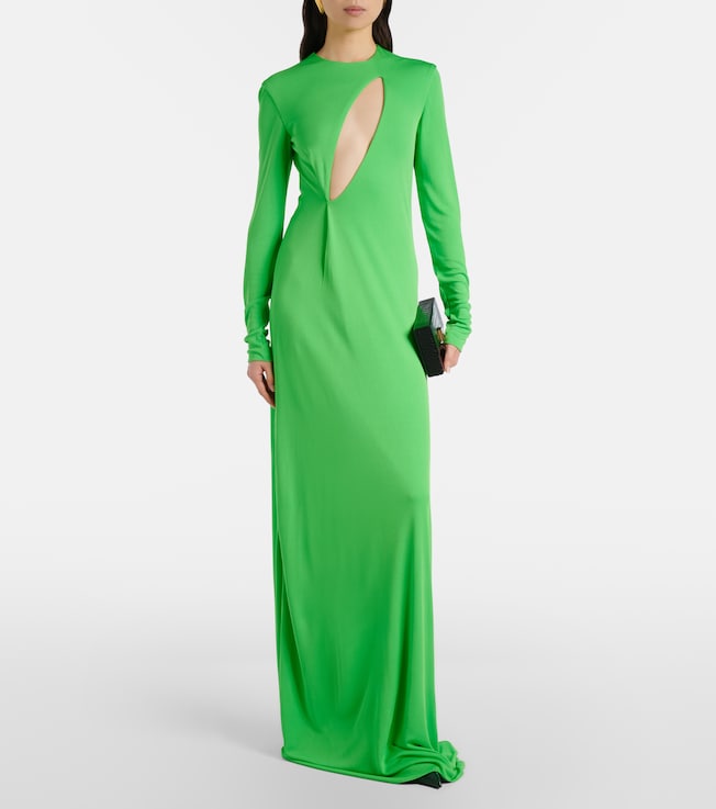 Tom Ford Cutout crêpe jersey gown