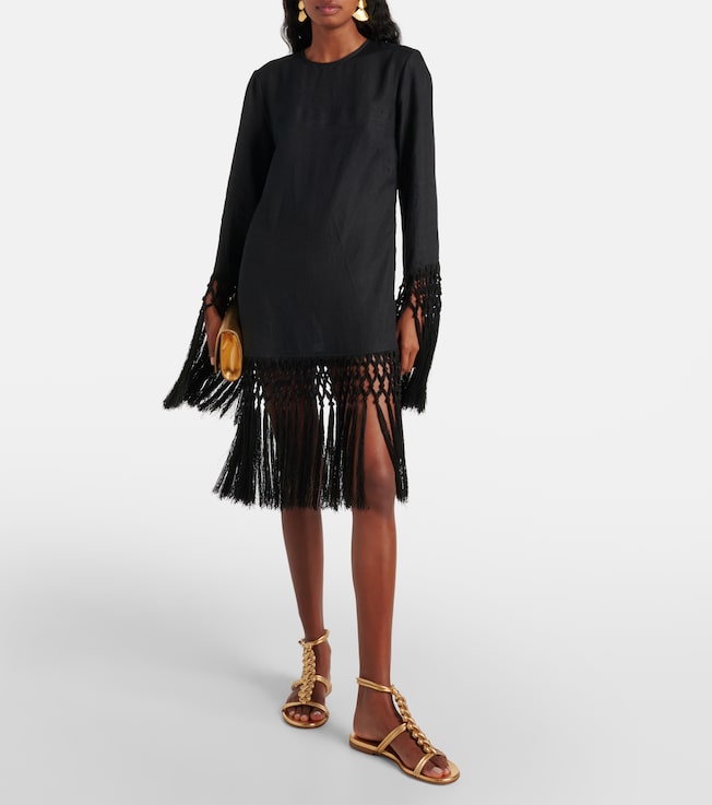 Taller Marmo Murray linen shift dress