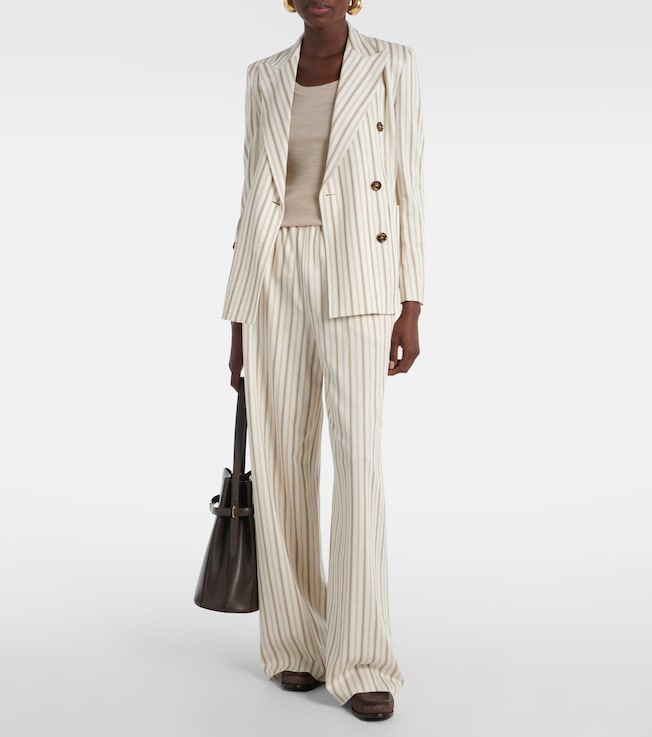 Max Mara Pensile cotton and linen blazer