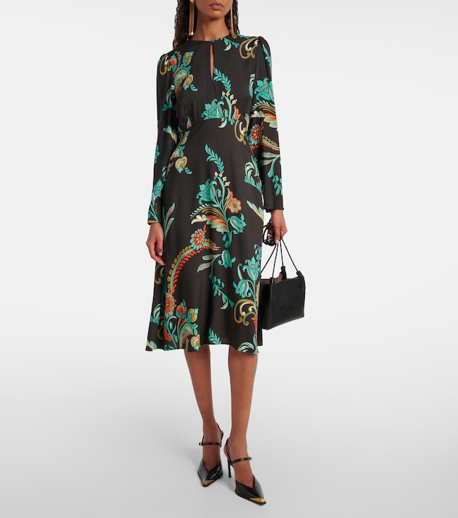 Etro Floral midi dress
