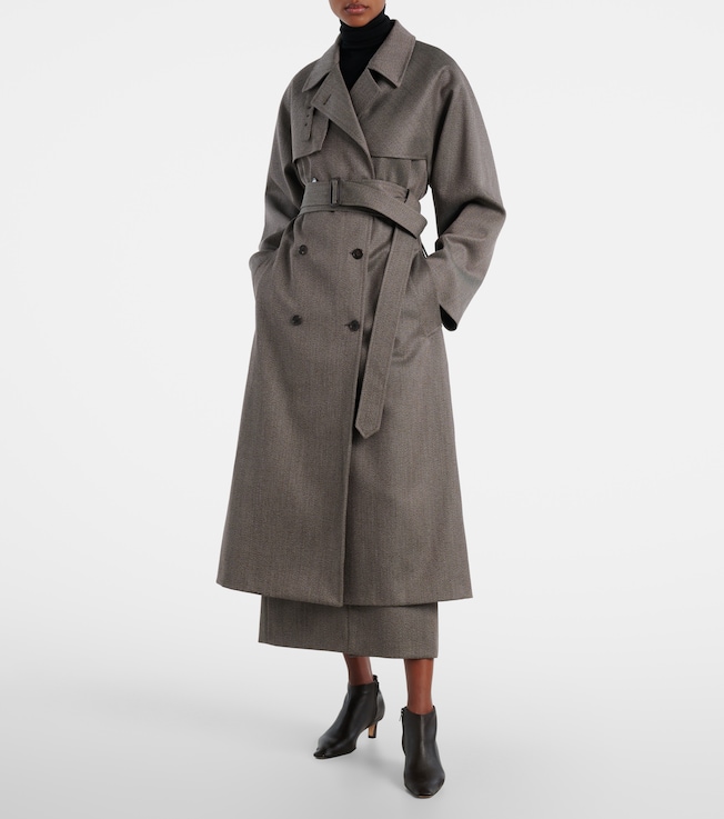 The Row Rhydian virgin wool gabardine trench coat