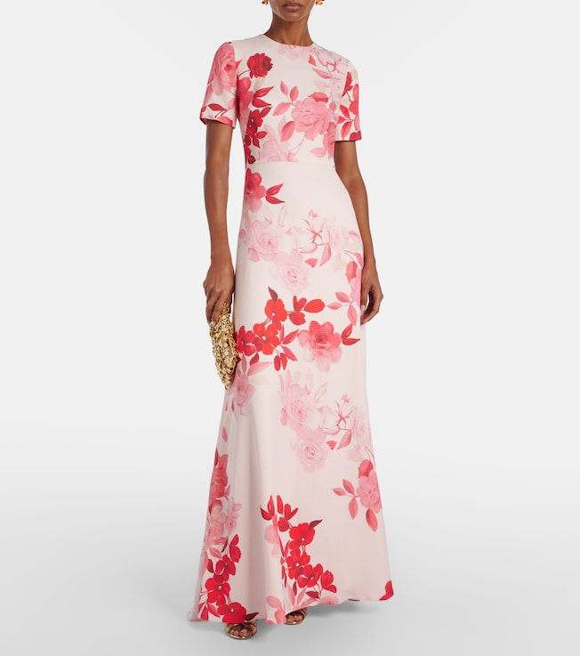 Monique Lhuillier Floral gown 