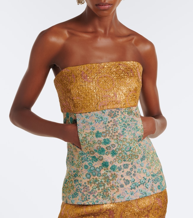 Dries Van Noten Jacquard bustier