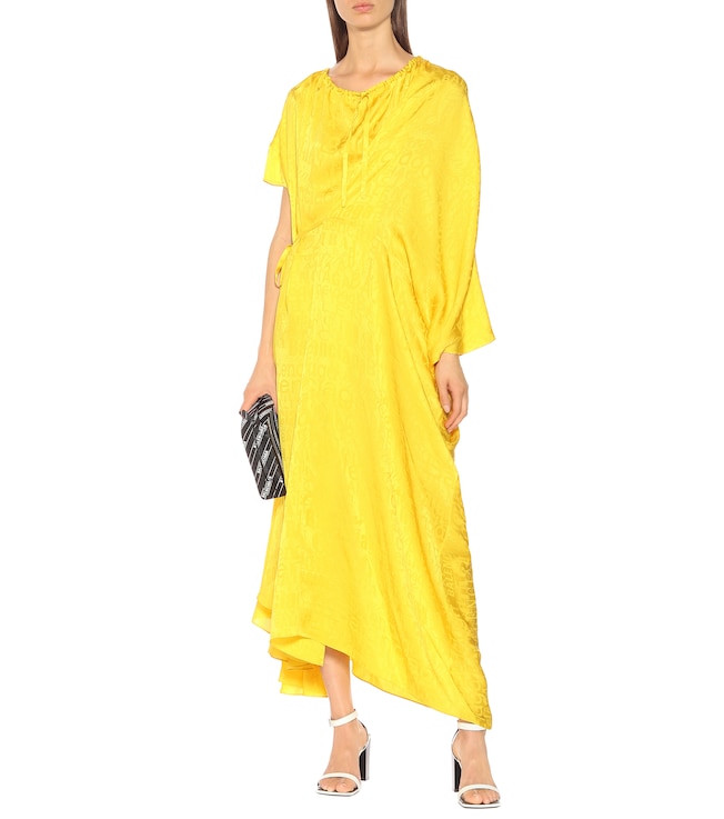Balenciaga Silk-jacquard dress
